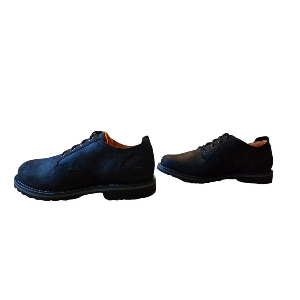 Timberland Redwood Falls Oxford Waterproof Nubuck Black Mens 10.5 M TB0A699P